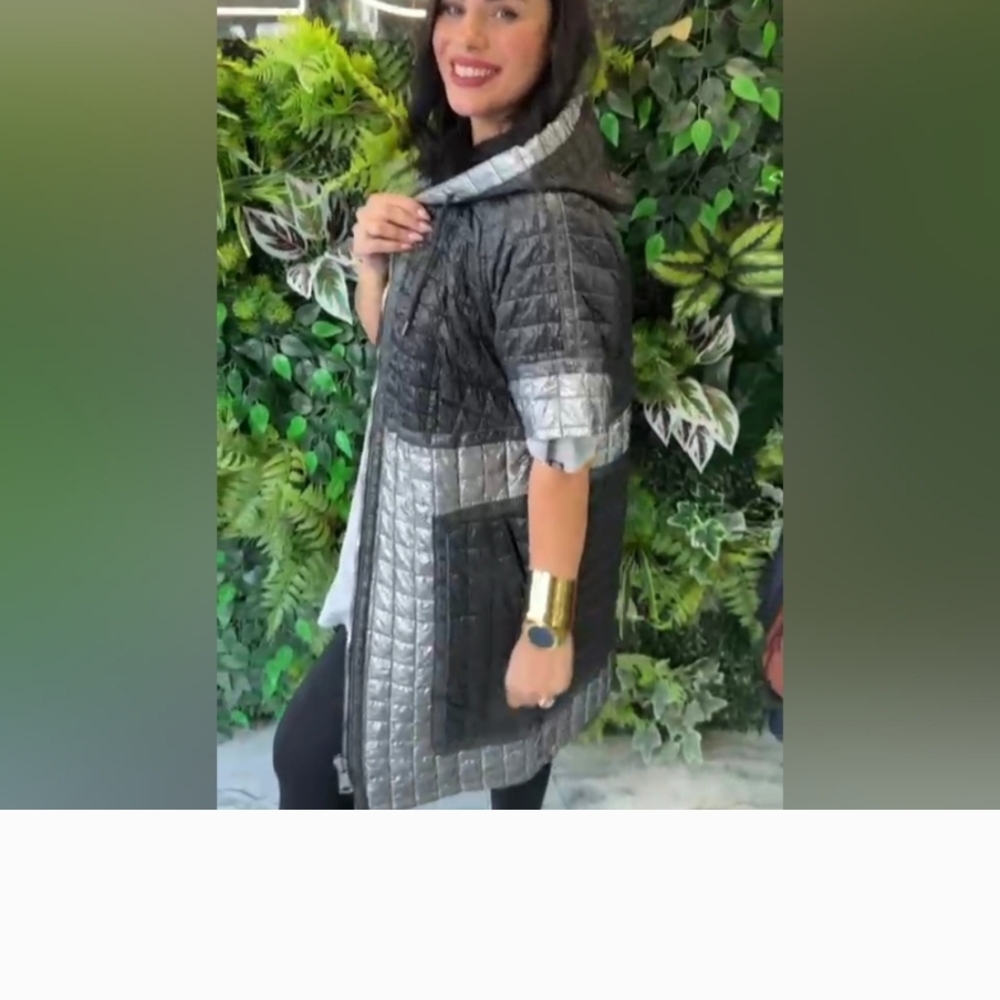 Chunky Knit Gray Cardigan Sweater
